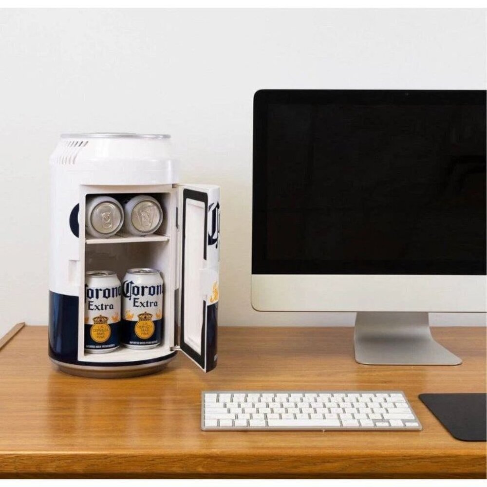 Compact Portable Mini Fridge 12V DC 110V AC 5.4L Cooler - Holds 8 Cans, New